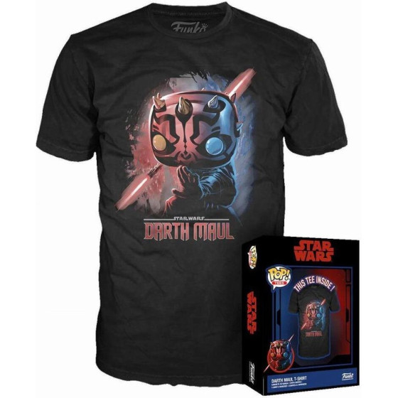 Funko Boxed Tee: Star Wars EP1 - Darth Maul T-Shirt (S)