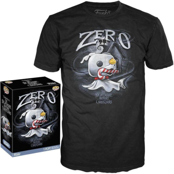 Funko Boxed Tee: The Nightmare Before Christmas - Zero With Cane (XL)