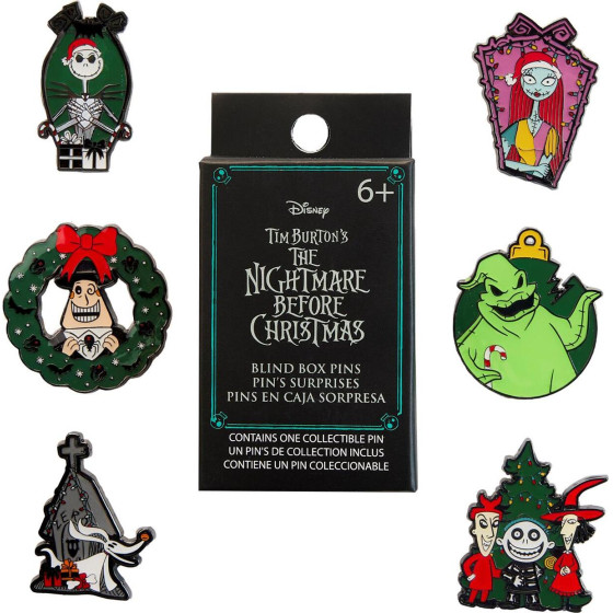 Funko Loungefly: Walt Disney - Nightmare Before Christmas Seasonal Blind Box Enamel Pins