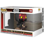 Funko Pop! Deluxe Disney: Star Wars EP1 The Phantom Menace Anniversary - Darth Maul On Bloodfin Speeder #705 Bobble-Head Vinyl Figure