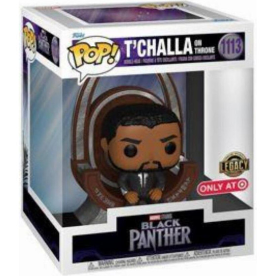 Funko Pop! Deluxe Marvel: Black Panther Legacy S1 - T�Challa On Throne (Special Edition) #1113 Vinyl Figure