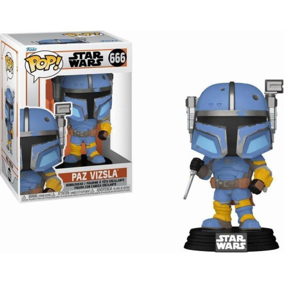 Funko Pop! Disney Star Wars: The Mandalorian - Paz Vizsla #666 Bobble-Head Vinyl Figure
