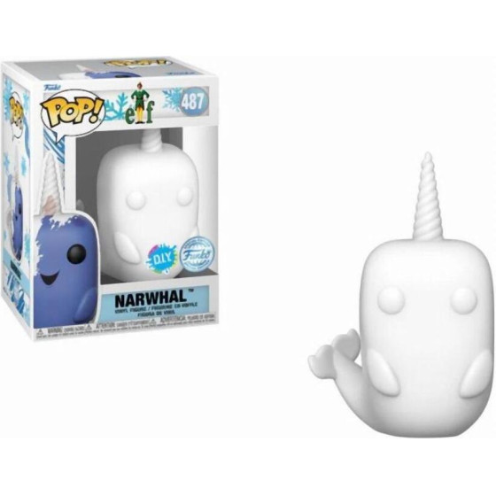Funko Pop! Disney: Elf - Narwhal (DIY) (White) (Special Edition) #487 Vinyl Figure