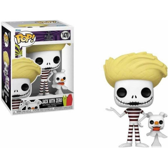 Funko Pop! Disney: The Nightmare Before Christmas - Jack With Zero (Beach) #1470 Vinyl Figure