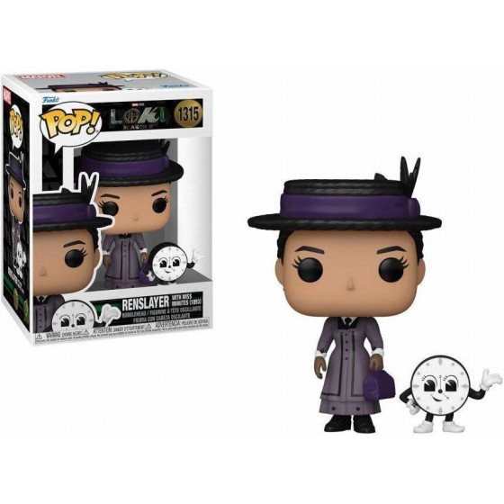 Funko Pop! Marvel: Loki Season 2 - Renslayer With Miss Minutes (1893) #1315 Bobble-Head Vinyl Figure