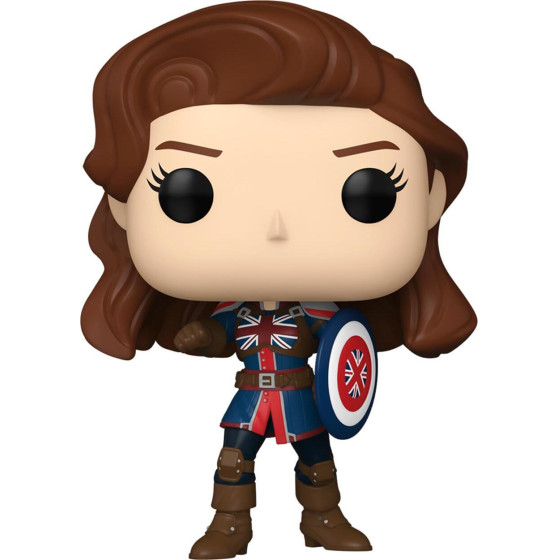 Funko Pop! Marvel: What If - Captain Carter (Special Edition) #1468 Bobble-Head Vinyl Figure