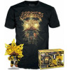 Funko Pop! Tee (Adult): Marvel Spider-Man No Way Home S3 - Electro (Glows In The Dark) Vinyl Figure T-Shirt (XL)