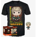 Funko Pop! Tee (Adult): My Hero Academia - Katsuki Bakugo (Metallic) (Special Edition) Vinyl Figure T-Shirt (XL)