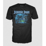 Funko Pop! Tee: Jurassic Park - T-Rex With Jeep (XL)