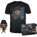 Funko Pop! Tees (Adult): Marvel Black Panther - Shuri (Glows In The Dark) Bobble-Head Vinyl Figure T-Shirt (M)