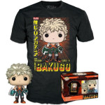 Funko Pop! Tees (Adult): My Hero Academia - Katsuki Bakugo (Metallic) (Special Edition) Vinyl Figure T-Shirt (L)