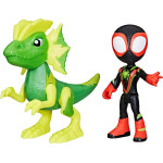 Hasbro Dinsey Marvel: Spidey And His Amazing Friends Dino-Webs - Miles Spin Morales Marvels Electrosaurus (G0121)