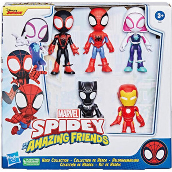 Hasbro Disney Junior Marvel: Spidey And His Amazing Friends - Hero Collection Pack Figures (F8401)