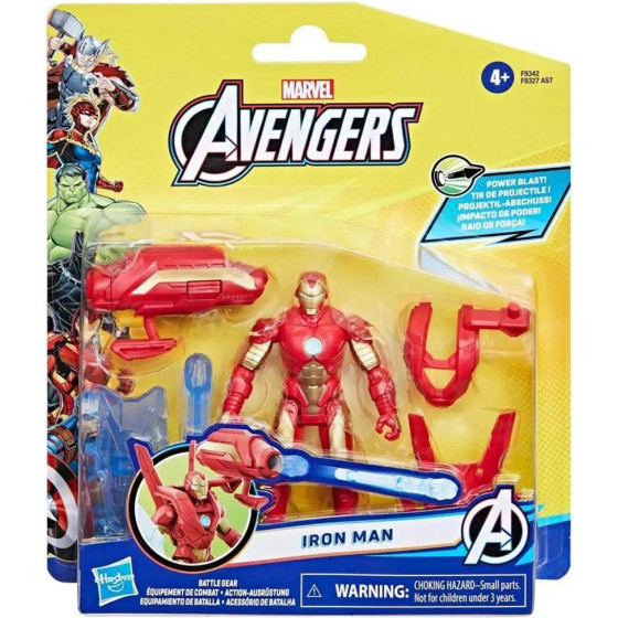 Hasbro Marvel: Avengers Battle Gear - Iron Man Action Figure (F9341) (F9342)