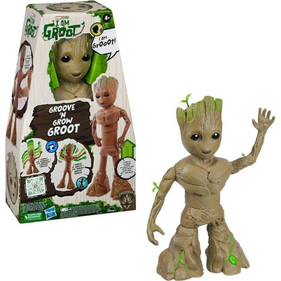 Hasbro Marvel: I Am Groot - Groove N Grow Groot Action Figure (F8027)