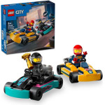 Lego City: Go-Karts And Race Drivers Toy Set (60400)