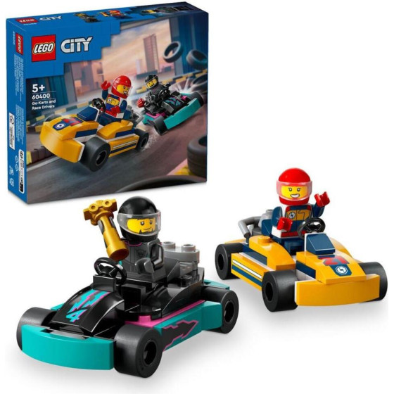 Lego City: Go-Karts And Race Drivers Toy Set (60400)