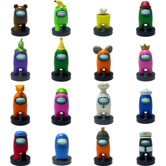 P.M.I. Among Us Crewmate Stampers 2 Pack 4.5cm (S2) (AU5215)