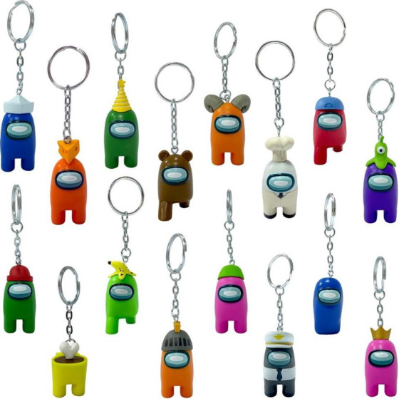 P.M.I. Among Us Figural Keychains 1 Pack 4cm (S2) (AU8210)