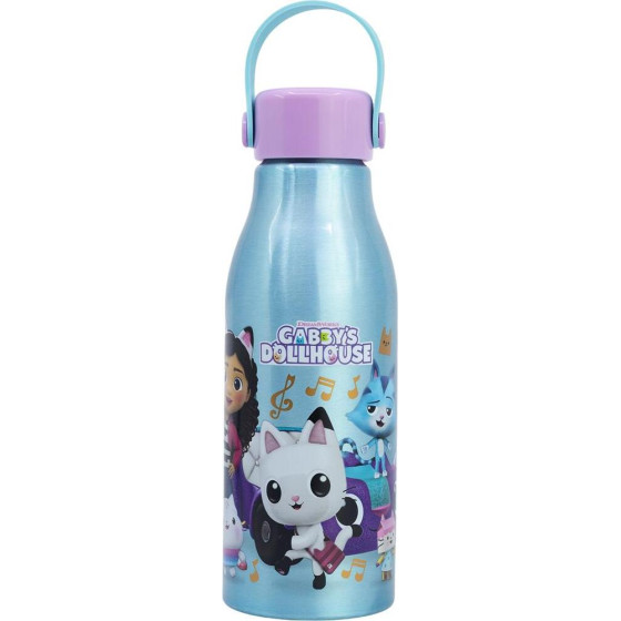 Stor: Gabby Dollhouse - Flexi Handle Aluminium Bottle (760ml) (21261)