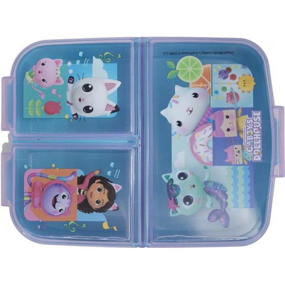 Stor: Gabby Dollhouse - Multi Compartment Sandwich Box (21220)