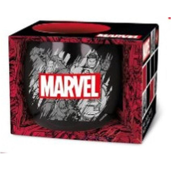 Stor: Marvel Pattern - Globe Mug In Gift Box (380ml) (75436)