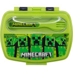 Stor: Minecraft - Funny Sandwich Box With Cutlery (40409)