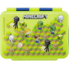 Stor: Minecraft - Isometric Stainless Steel Clamp Rectangular Sandwich Box (1100ml) (40496)
