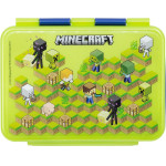 Stor: Minecraft - Isometric Stainless Steel Clamp Rectangular Sandwich Box (1100ml) (40496)
