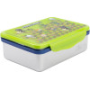 Stor: Minecraft - Isometric Stainless Steel Clamp Rectangular Sandwich Box (1100ml) (40496)