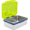 Stor: Minecraft - Isometric Stainless Steel Clamp Rectangular Sandwich Box (1100ml) (40496)