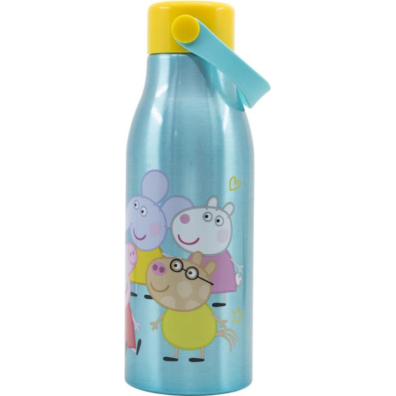 Stor: Peppa Pig Core 2022 - Flexi Handle Aluminium Bottle (760ml) (13961)