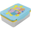 Stor: Peppa Pig Core 2022 - Stainless Steel Clamp Rectangular Sandwich Box (1100ml) (13956)