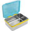 Stor: Peppa Pig Core 2022 - Stainless Steel Clamp Rectangular Sandwich Box (1100ml) (13956)