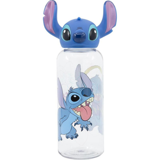 Stor: Stitch Flowers - 3D Figurine Bottle (560ml) (74860)