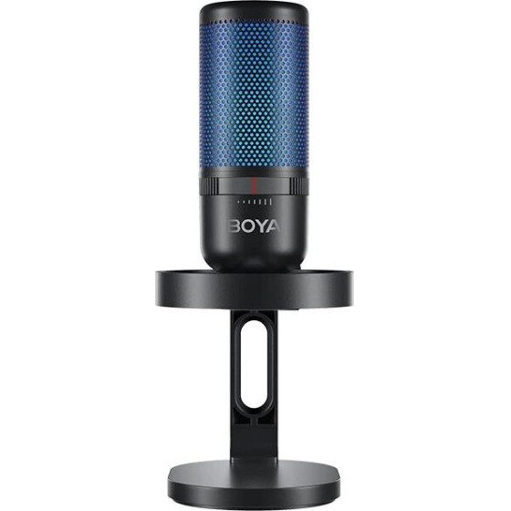 BOYA BY-K3 Usb Rgb Microphone Supercardioid w. Shockmount (2 Zones RGB) - (BOYA K3-02)