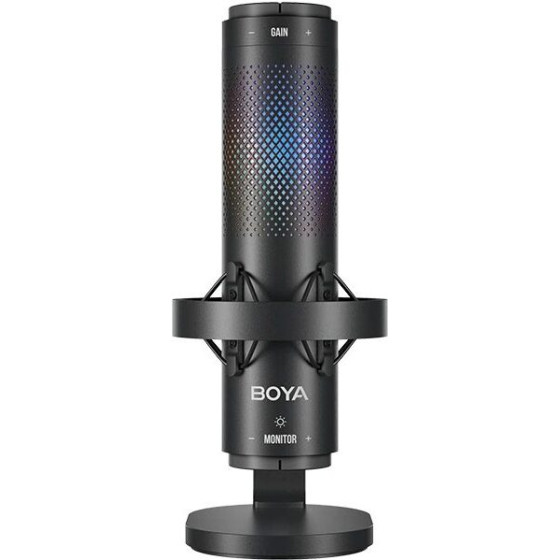 BOYA BY-K9 Usb Rgb Microphone 3 Selectable Patterns w. Shockmount (9 Zones RGB) - (BOYA K9)