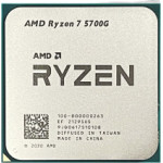AMD Cpu Ryzen 7 5700G TRAY, 8C/16T, 3.8-4.6GHz, Cache 4MB L2+16MB L3, Socket AM4, Radeon Vega 8 Processor GRAPHICS, 1YW. - (100-000000263)