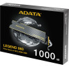 Adata Ssd M.2 Nvme PCI-E GEN4 1 Tb Legend 860 M.2 2280, Nvme PCI-E GEN4x4, Read 6000MB/s, Write 4000MB/s, 5YW. - (SLEG-860-1000GCS)