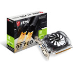 MSI Vga PCI-E Nvidia Gf Gt 730 2G (N730-2GD3V3), 2GB/128BIT, DDR3, HDMI/D-SUB/DVI, One FAN, 2 Slot FANSINK, 3YW. - (912-V809-4402)