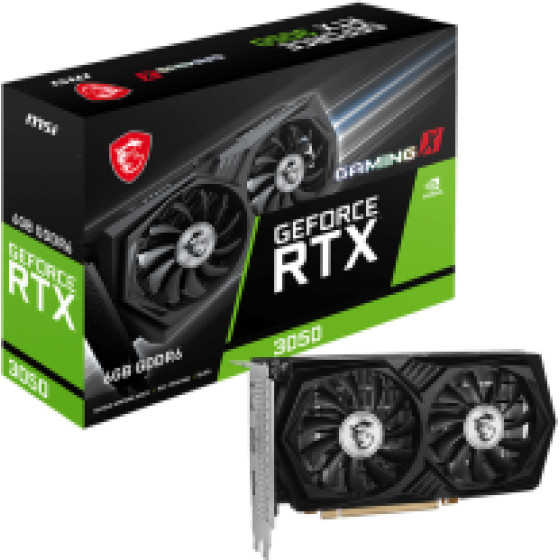 MSI Vga PCI-E Nvidia Gf Rtx 3050 Gaming X 6G, 6GB/96BIT, GDDR6, 2xHDMI/1xDisplay PORT, Dual FAN, 2 Slot FANSINK, 3YW. - (912-V812-064)