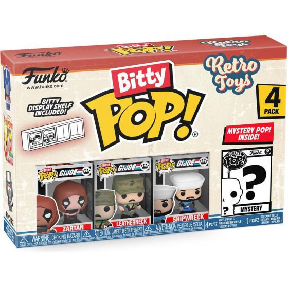 Funko Bitty Pop! 4-Pack: Retro Toys: Gi Joe Vinyl Figures