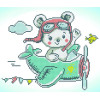 Diamond Dotz Aero Bear 33X28