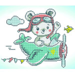 Diamond Dotz Aero Bear 33X28