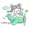 Diamond Dotz Aero Bear 33X28