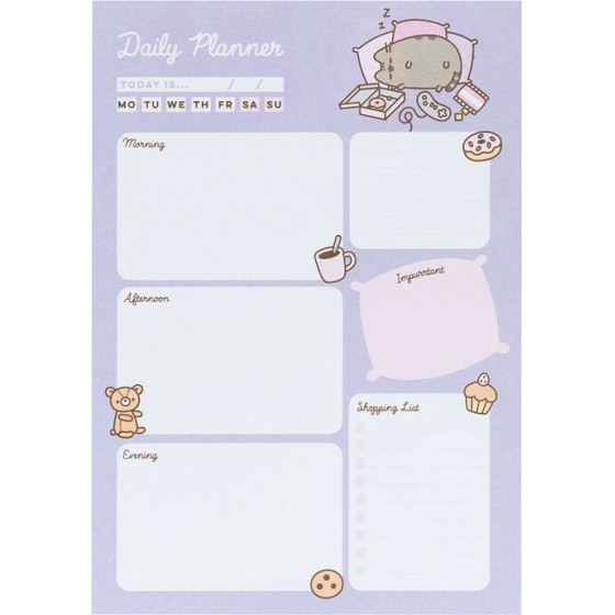 ERIK ���������� ����� - To Do List A5 54 ����� Pusheen Moments Collection