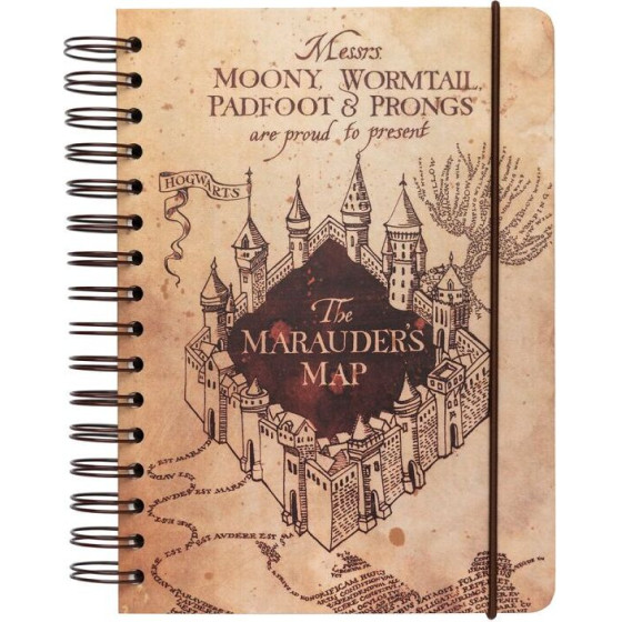 ERIK �������� ������ �� ������� A5/15X21 �� �������� ���� ����� The Marauder's Map