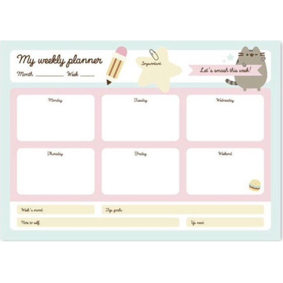 ERIK ����������� ����� ����� A4/21�29 ��. Pusheen Foodie Blue