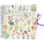 ERIK ����-������� Scrapbook 25X25�� 40 ����� Botanical Wild Flowers By Kokonote