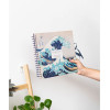 ERIK ����-������� Scrapbook 25X25�� 40 ����� Japanese Art Hokusai By Kokonote